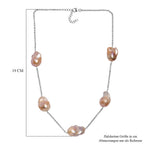 D'Joy AAA Perle Halskette ca. 50 cm 925 Silber rhodiniert