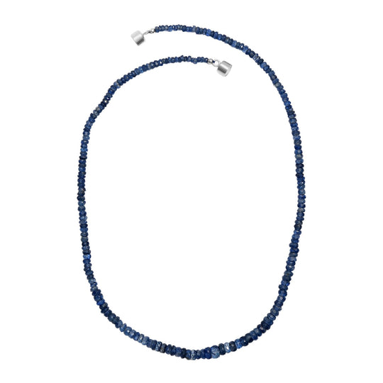 D'Joy Kyanit Halskette ca. 45 cm 925 Silber rhodiniert ca. 125,00 ct.