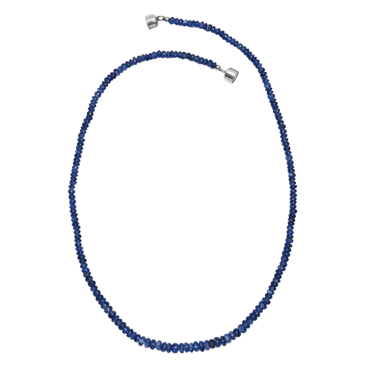D'Joy AAA Kaschmir-Kyanit Halskette ca. 45 cm 925 Silber rhodiniert ca. 85.00 ct