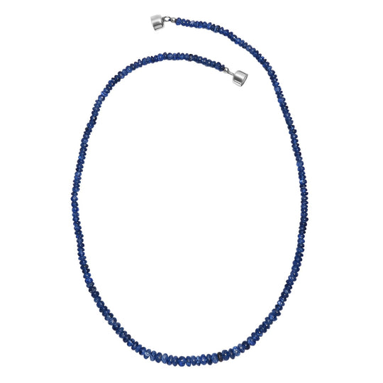D'Joy AAA Kaschmir-Kyanit Halskette ca. 45 cm 925 Silber rhodiniert ca. 85.00 ct