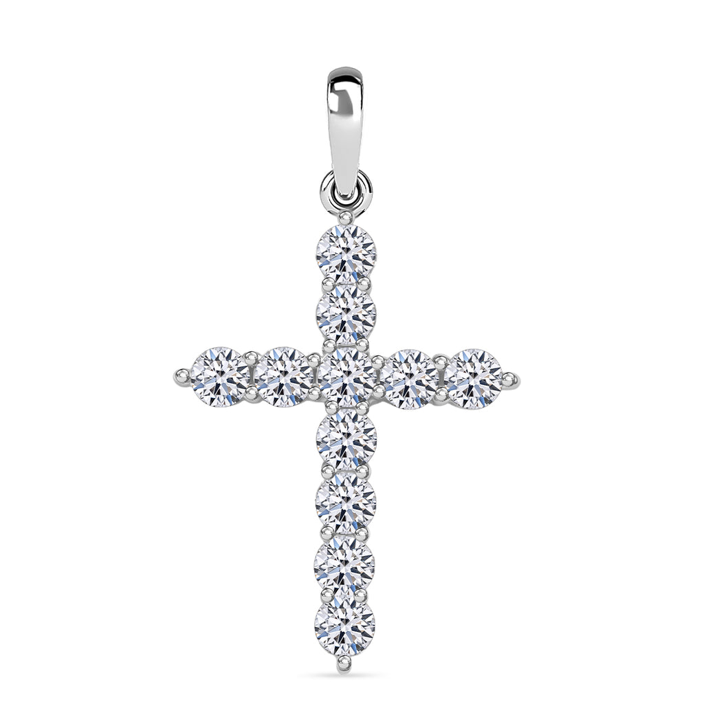 LUXURIANT DIAMOND - Lab Grown Diamant SI-GH Anhänger 585 Weiß Gold ca. 0.50 ct
