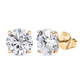 Moissanit Ohrringe in 585 Gold - 3,62 ct.