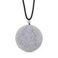 EXTREM SELTEN Natürliche Weiße Jade Anhänger mit Kette 50 cm ca. 170.00 ct