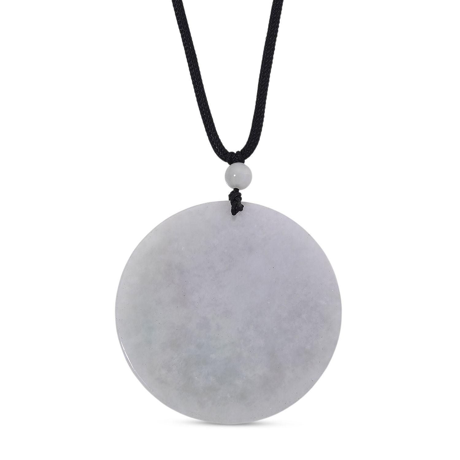 EXTREM SELTEN Natürliche Weiße Jade Anhänger mit Kette 50 cm ca. 170.00 ct