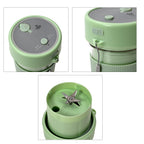 Entsafter mit Strohhalm und Deckel je 350ml