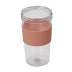 Entsafter mit Strohhalm und Deckel je 350ml