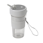 Entsafter mit Strohhalm und Deckel je 350ml