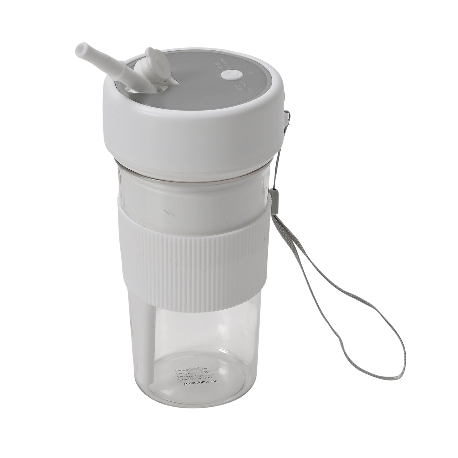 Entsafter mit Strohhalm und Deckel je 350ml