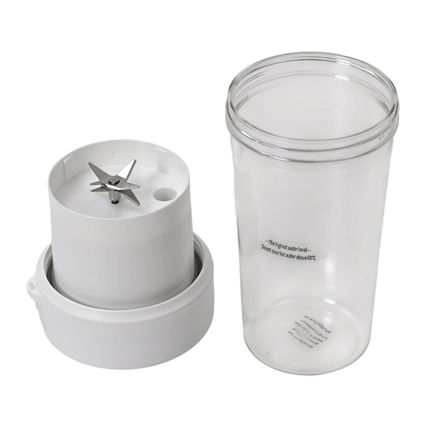 Entsafter mit Strohhalm und Deckel je 350ml