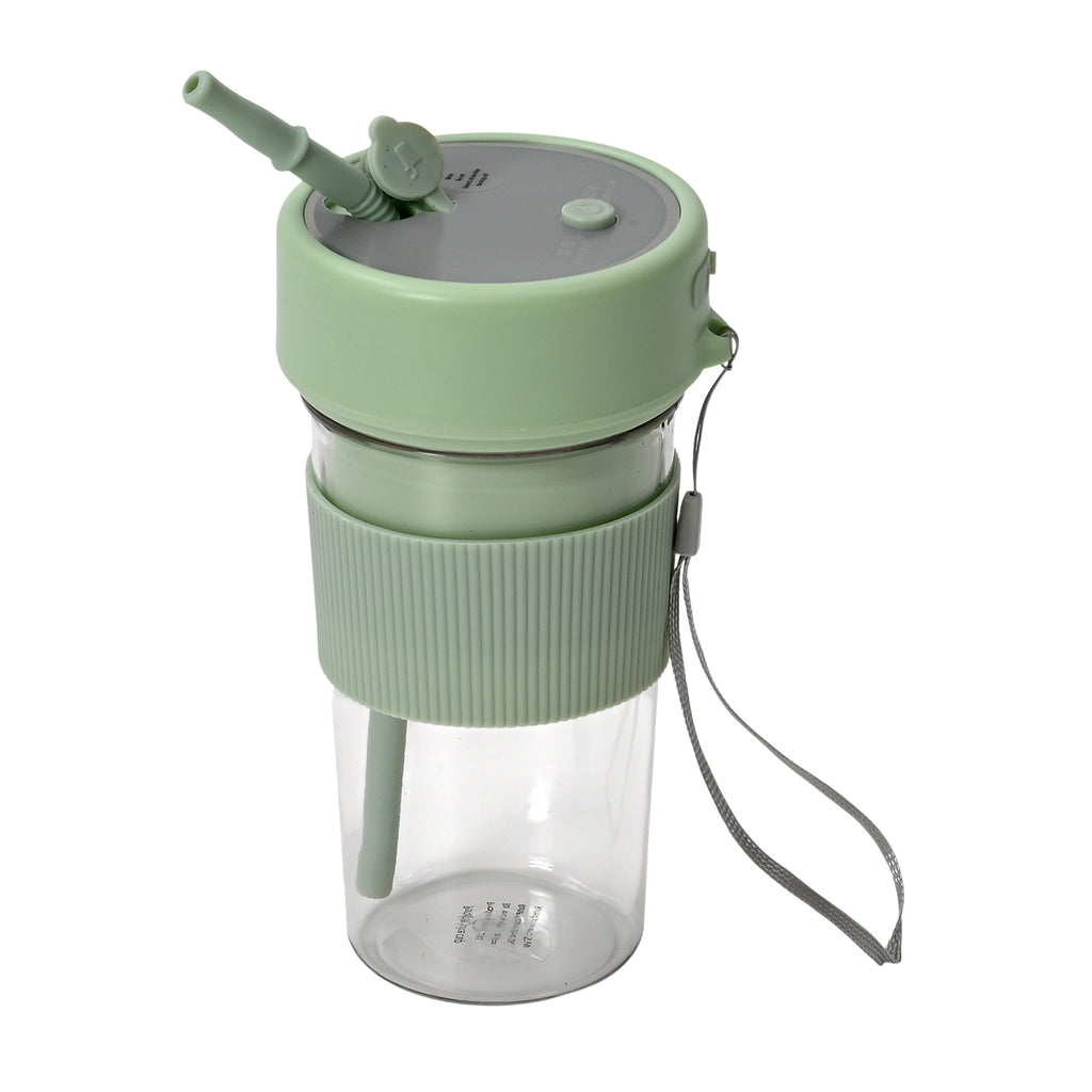 Entsafter mit Strohhalm und Deckel je 350ml
