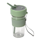 Entsafter mit Strohhalm und Deckel je 350ml