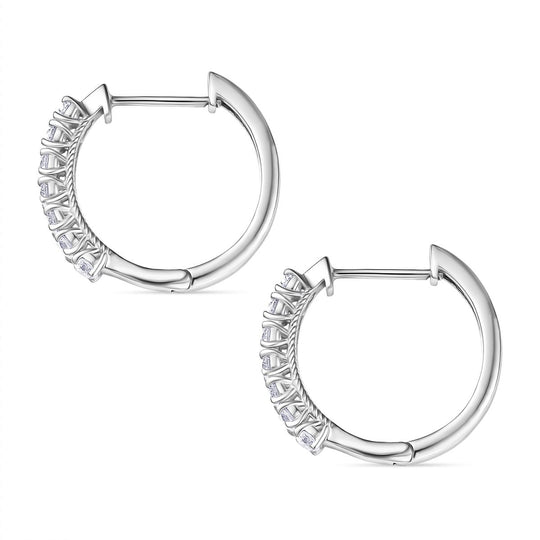 LUXURIANT DIAMOND - Lab Grown Diamant SI-GH Ohrringe 925 Silber 750 Gelbgold Vermeil ca. 1,00 ct