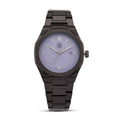 STRADA - Armbanduhr mit japanischem Uhrwerk und Datumsanzeige, Legierungsgehäuse  Sandstrahleffekt, bicolor, Schwarz