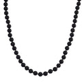 D'Joy Shungit Halskette ca. 50 cm 925 Silber vergoldet ca. 300.00 ct