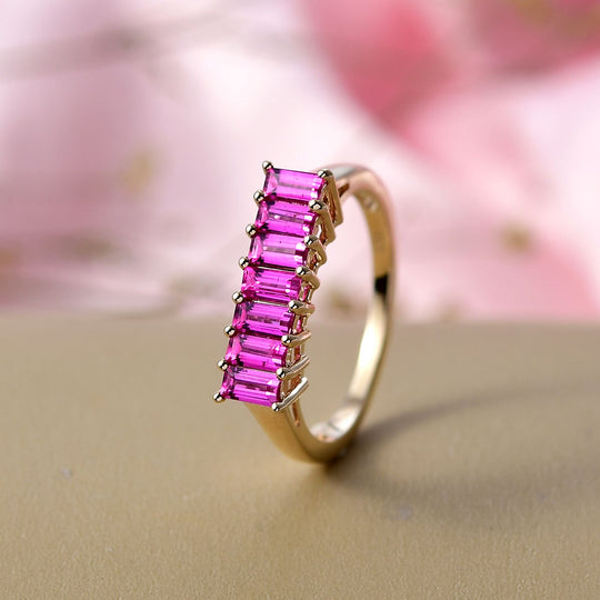 AAA Burmesischer Rubin Ring 585 Gelb Gold (Größe 19.00) ca. 1.06 ct