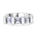 LUSTRO STELLA - Weißer Zirkonia Ring 925 Silber rhodiniert (Größe 20.00)