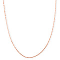 925 Silber rosévergoldet Kette ca. 45 cm
