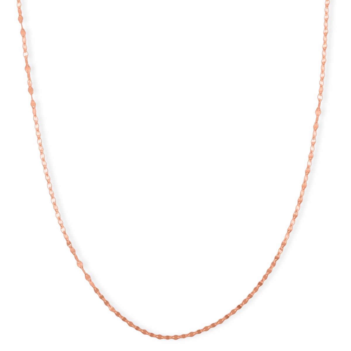 925 Silber rosévergoldet Kette ca. 45 cm