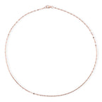 925 Silber rosévergoldet Kette ca. 45 cm