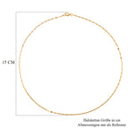 925 Silber vergoldet Kette ca. 45 cm