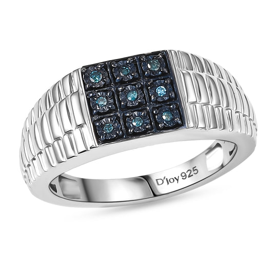 D'Joy Natürlicher Champagner Diamant Ring 925 Silber rosévergoldet (Größe 19.00)