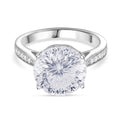 D'Joy Moissanit Ring 925 Silber rhodiniert (Größe 17.00) ca. 6,16 ct