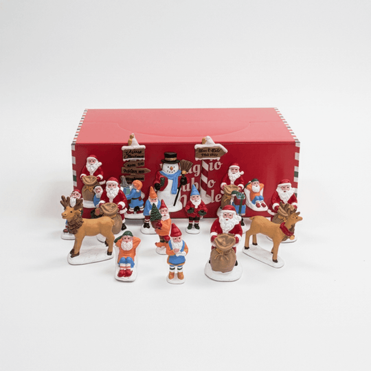 Weihnachts-Überraschungsbox - 20 festliche Deko-Miniaturen zum Sammeln und Entdecken