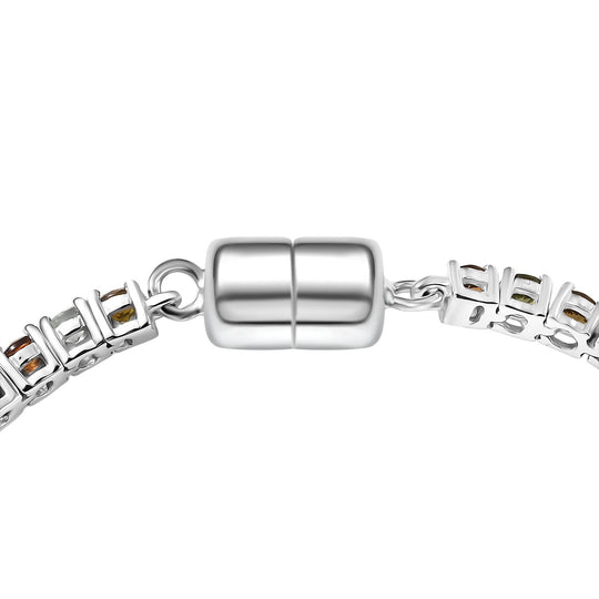 D'Joy AA Mehrfarbig-Turmalin Armband ca. 19 cm 925 Silber rhodiniert ca. 6,36 ct.
