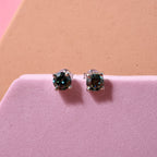 D'Joy Paraiba Moissanit Ohrringe 925 Silber rhodiniert ca. 0,91 ct.