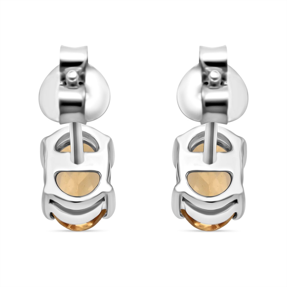 D'Joy Citrin Ohrringe 925 Silber rhodiniert ca. 1.00 ct