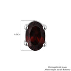 D'Joy Roter Granat Ohrringe 925 Silber rhodiniert ca. 1.00 ct