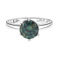 D'Joy Paraiba Moissanit Ring 925 Silber rhodiniert (Größe 18.00) ca. 1,76 ct