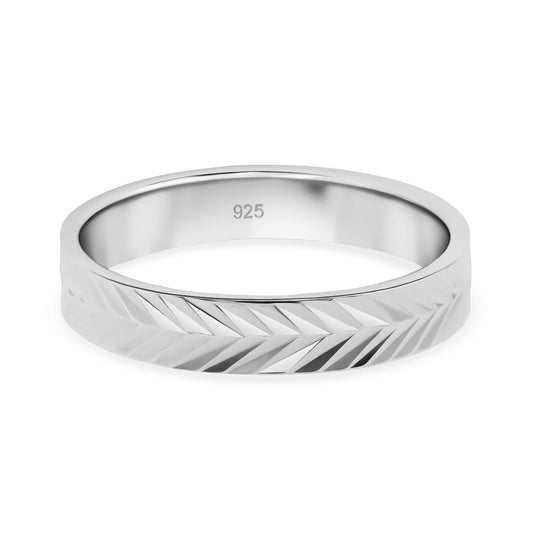 925 Silber Ring (Größe 21.00) ca. 2,40g