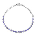 D'Joy Tansanit Armband ca. 19 cm 925 Silber rhodiniert ca. 2,72 ct.