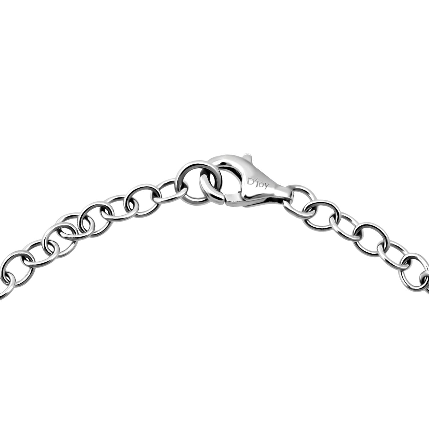 D'Joy Tansanit Armband ca. 19 cm 925 Silber rhodiniert ca. 2,72 ct.