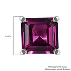 Natürlicher Rhodolith Granat Ohrringe 925 Silber rhodiniert ca. 1.69 ct