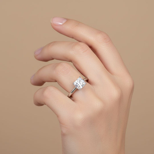 LUXURIANT DIAMOND - Lab Grown Diamant D-IF IGI zertifiziert Ring 950 Platin (Größe 21.00) ca. 1.00 ct