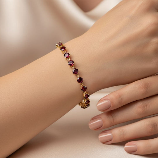 D'Joy AA Himmelblauer Topas Armband ca. 19 cm 925 Silber rhodiniert ca. 13.09 ct