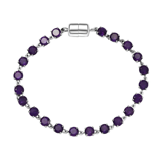 D'Joy AA Himmelblauer Topas Armband ca. 19 cm 925 Silber rhodiniert ca. 13.09 ct