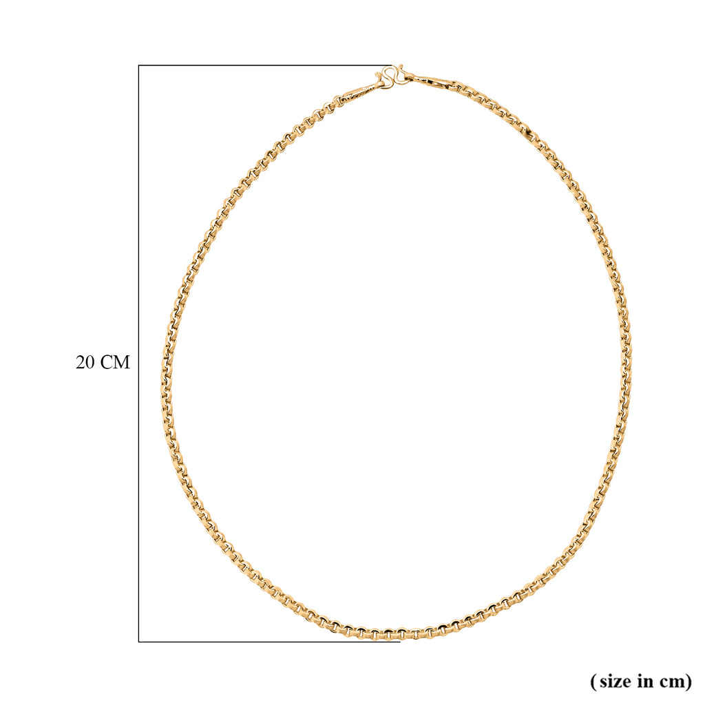 965 Gelbgold Erbskette ca. 50 cm ca. 7,60g