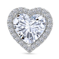 LUXURIANT DIAMOND - Lab Grown Diamant VS-EF IGI zertifiziert Anhänger 950 Platin ca. 5.50 ct