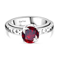 EVER TRUE AA Mosambik Granat Ring Nickelfreies Messing (Größe 17.00) ca. 2,23 ct