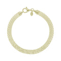 LA BELLA feinstes 925 Silber vergoldet Armband ca. 19 cm ca. 5,85g