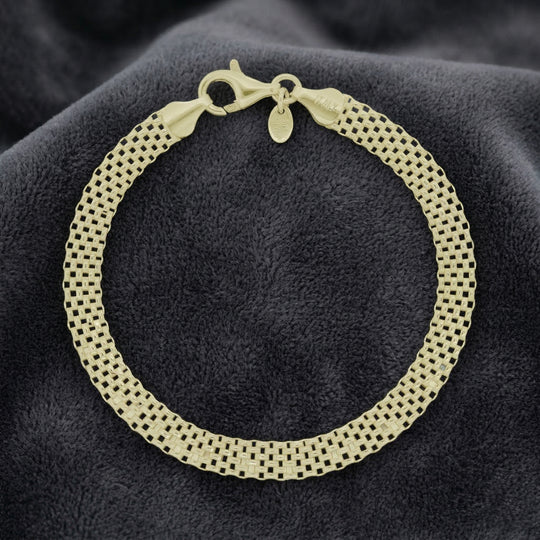 LA BELLA feinstes 925 Silber  rhodiniert Armband ca. 20 cm ca. 6,14g