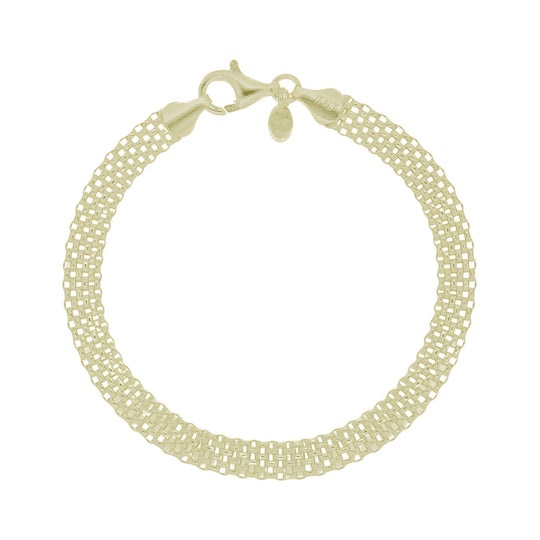 LA BELLA feinstes 925 Silber  rhodiniert Armband ca. 20 cm ca. 6,14g