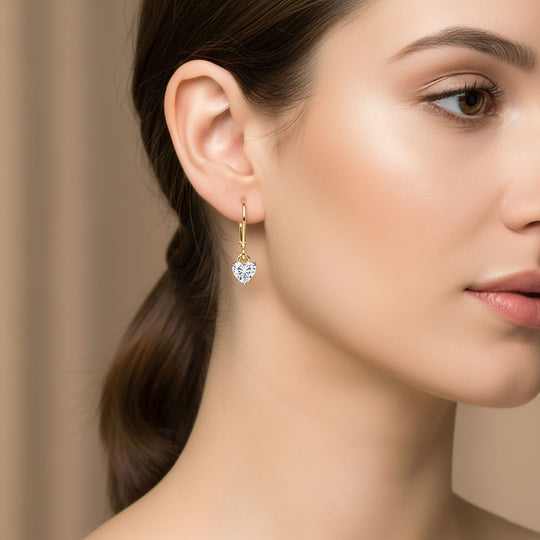 LUXURIANT DIAMANT - Lab Grown Diamant VS-EF SGL zertifiziert Ohrringe 925 Silber rhodiniert ca. 1,00 ct.