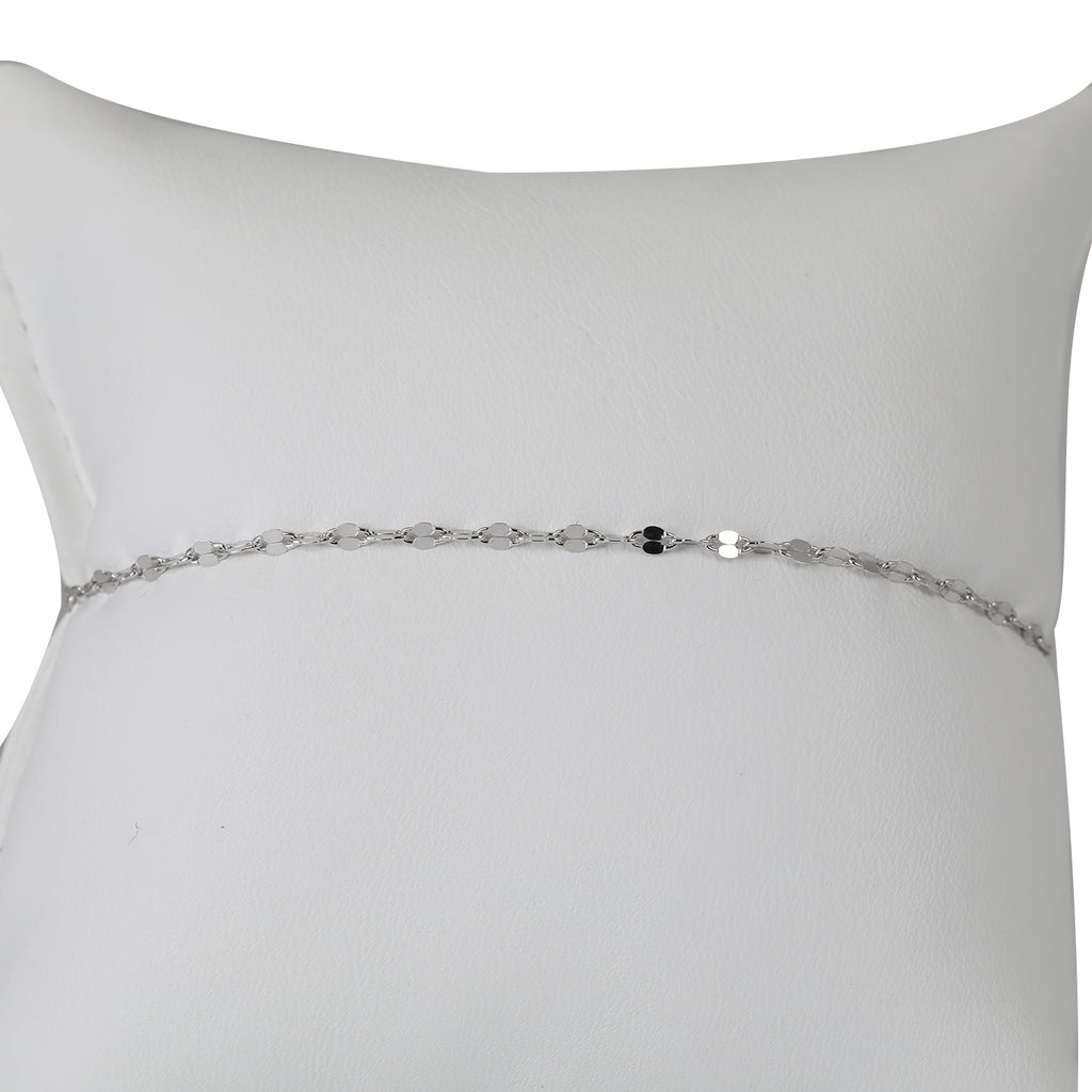 Italienische Konfetti 925 Silber rhodiniert Armband ca. 18 cm + 2.5 cm Extender
