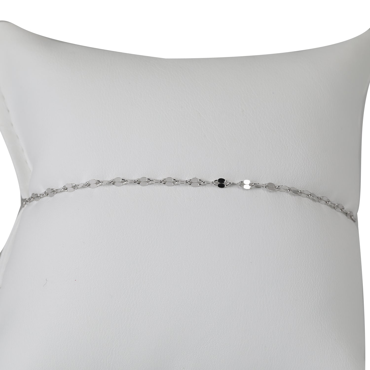 Italienische Konfetti 925 Silber rhodiniert Armband ca. 18 cm + 2.5 cm Extender