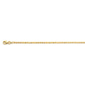 Italienische Diamantschliff Kugel Armband, 925 Silber vergoldet, ca. 18 cm