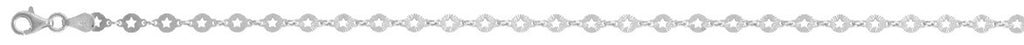 ARTE 19 STAR 925 Silber rhodiniert Armband ca. 18 cm ca. 2,00g